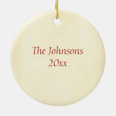 KerstHolly Monogram Z Keramisch Ornament (Achterkant)