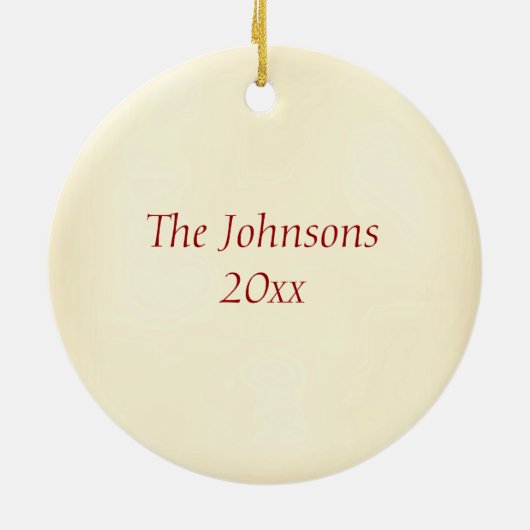 KerstHolly Monogram Z Keramisch Ornament (Achterkant)