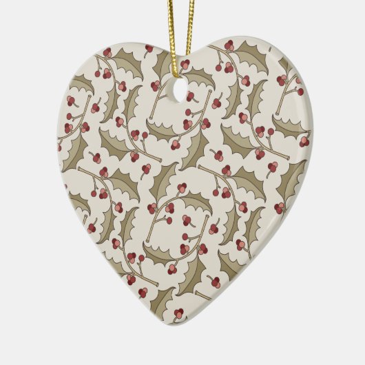 KerstHolly Ornament (Links)