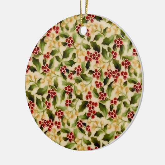 KerstHolly Ornament (Links)