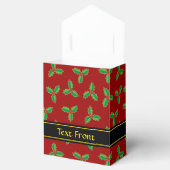 KerstHolly Pattern Bedankdoosjes (Geopend)