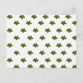 KerstHolly Pattern Briefkaart (Voorkant)