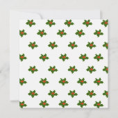 KerstHolly Pattern Feestdagenkaart (Voorkant)