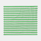 KerstHolly Pattern Fleece Deken (Voorkant (Horizontaal))