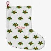 KerstHolly Pattern Grote Kerstsok (Voorkant)