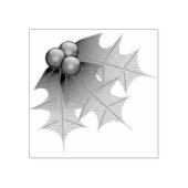 KerstHolly Rubberstempel (Afrduk)