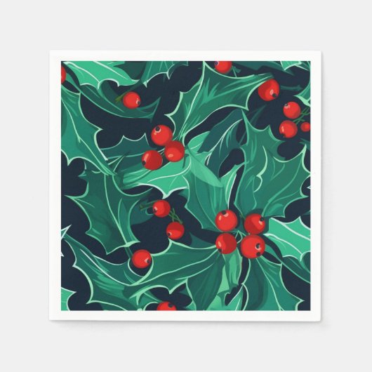 KerstHolly Servet (Voorkant)