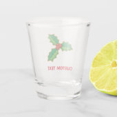 KerstHolly Shot Glas (Achterkant)