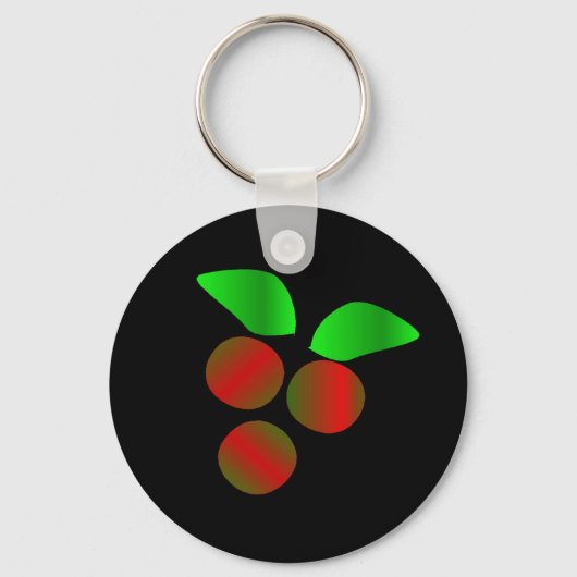 KerstHolly Sleutelhanger (Voorkant)