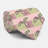 KerstHolly Stropdas (Opgerold)