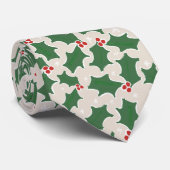KerstHolly Stropdas (Opgerold)