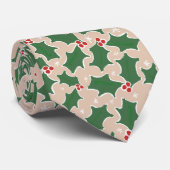 KerstHolly Stropdas (Opgerold)