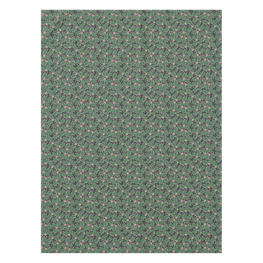 KerstHolly Tablecloth Tafelkleed (Voorkant)