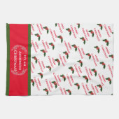 KerstHolly Theedoek (Horizontaal)