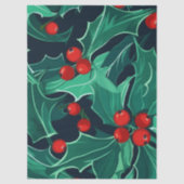 KerstHolly Tissuepapier (Voorkant)