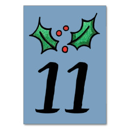 KerstHolly Weddenschappen Kaart