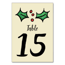 KerstHolly Weddenschappen Kaart