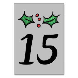 KerstHolly Weddenschappen Kaart