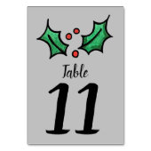 KerstHolly Weddenschappen Kaart (Achterkant)