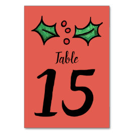 KerstHolly Weddenschappen Kaart