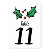 KerstHolly Weddenschappen Kaart (Achterkant)