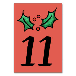 KerstHolly Weddenschappen Kaart