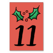 KerstHolly Weddenschappen Kaart (Achterkant)