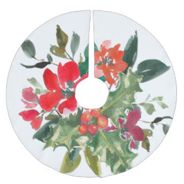 KerstHolly Wreath Floral Kerstboom Rok