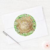 Kersthomemade Holiday Baking Ronde Sticker (Envelop)