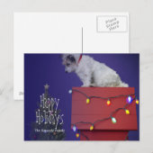 Kersthond 2012 feestdagenkaart (Voorkant / Achterkant)