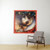 Kersthond 2 wandkleed (In Situ (horizontaal))