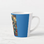 Kersthond 3 latte mok (Rechts)