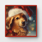 Kersthond 4 fotoplaat (Voorkant)