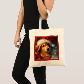 Kersthond 4 tote bag (Voorkant (product))