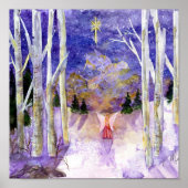 Kersthond Angel Poster (Voorkant)