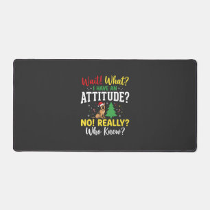 Kersthond Attitude Humor Bureaumat