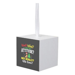 Kersthond Attitude Humor Decoratie
