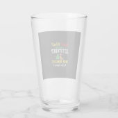 Kersthond Attitude Humor Glas (Achterkant)