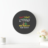Kersthond Attitude Humor Grote Klok (Huis)