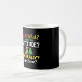 Kersthond Attitude Humor Koffiemok (Voorkant rechts)