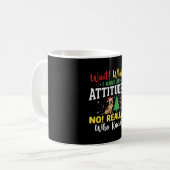 Kersthond Attitude Humor Koffiemok (Voorkant links)