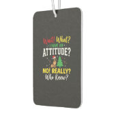 Kersthond Attitude Humor Luchtverfrisser (Links)