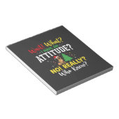 Kersthond Attitude Humor Notitieblok (Schuin)