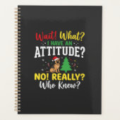 Kersthond Attitude Humor Planner (Voorkant)