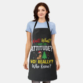 Kersthond Attitude Humor Schort (Gedragen)