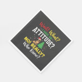 Kersthond Attitude Humor Servet (Hoek)