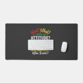Kersthond Attitude Vakantie Humor Bureaumat (Keyboard & Muis)