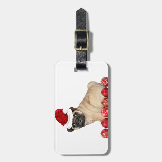 kersthond bagagelabel (Voorkant verticaal)