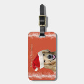 kersthond bagagelabel (Voorkant verticaal)