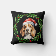 Kersthond Beagle Santa Hat Vakantie
